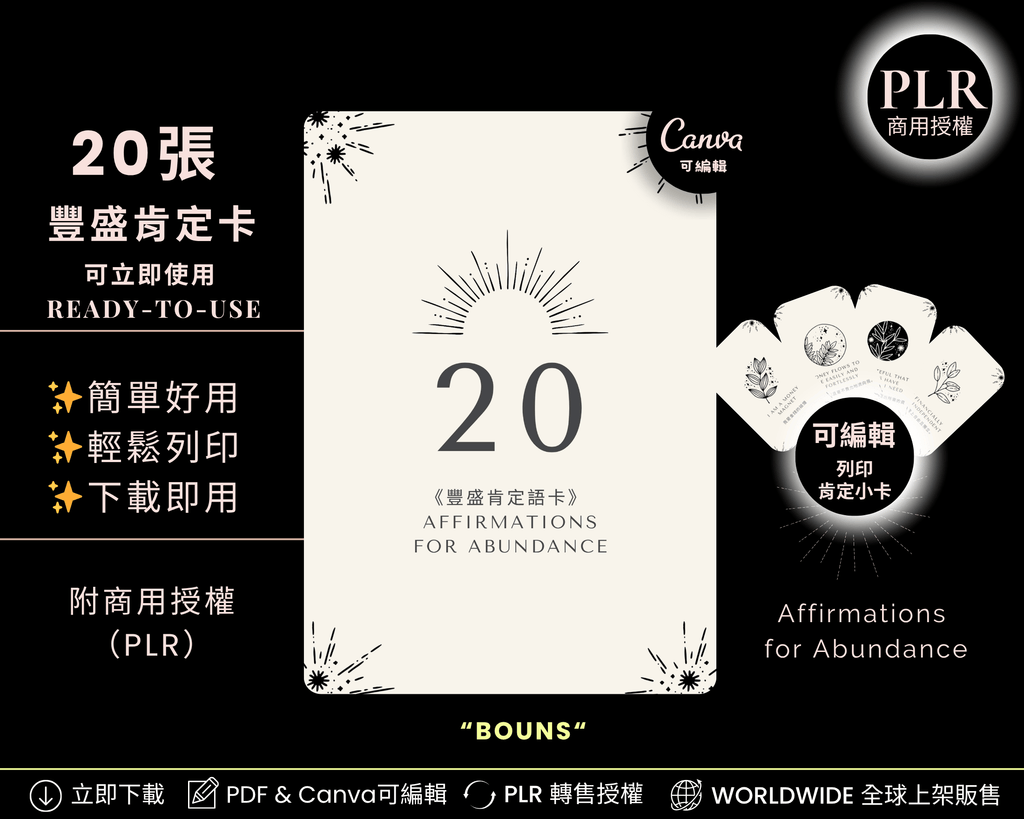 致富顯化力™ 套組（中文版 | 可轉售授權）