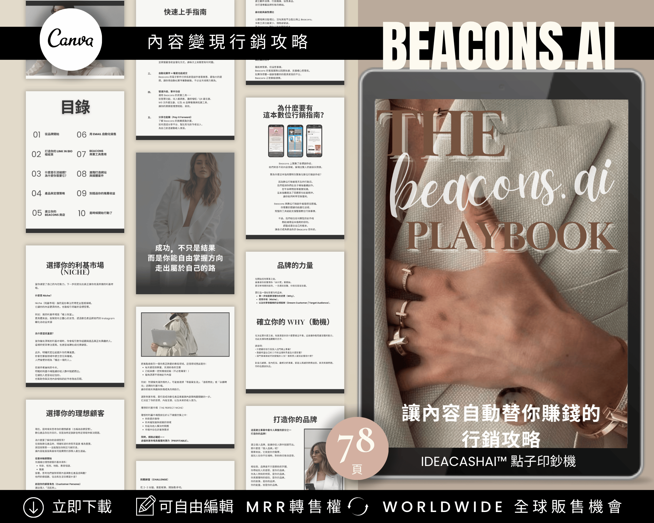 The Beacons.ai 打造高獲利數位商店的完整實戰指南